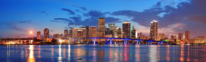 Miami City Skyline